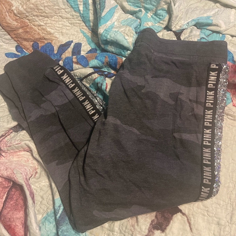 Pink xl bling sweatpants